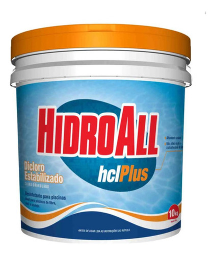 Cloro Hidroall Hcl Plus 10kg