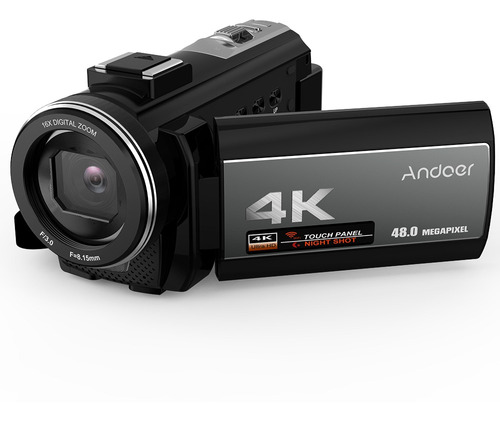 4k Cámara De Video Digital Andoer Wifi Videocámara Zoom 16x