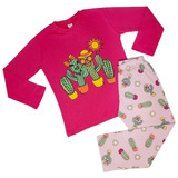 Pijama Infantil Menina - 100% Algodão - Tamanho 10 Ao 14