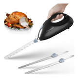 Cuchillo Eléctrico Para Tallar Carne, Pescado, Pavo, Pan, Co