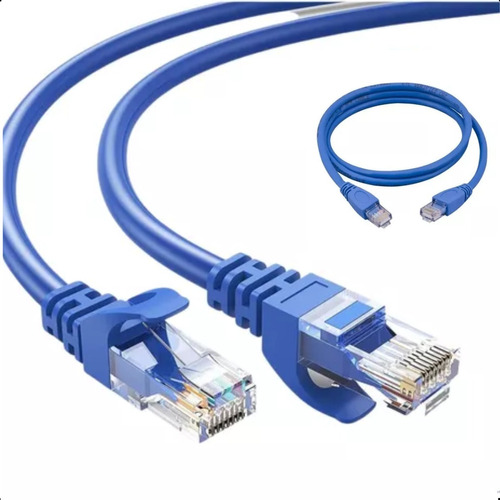 Cabo De Rede 1,5 5 E 10 Metros Internet Rj45 Cat Blindado