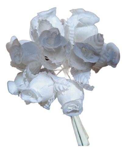 Ramito De Pimpollos Flores Artificiales Blancas