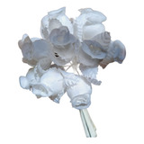 Ramito De Pimpollos Flores Artificiales Blancas
