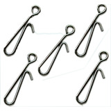 Mosqueton Baitclip Acero Inoxidable N° 5 X 10 Unidades  Long Casting