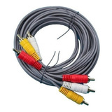  Cable Audio Video 3 Rca Macho A 3 Rca Macho 3 Mts Lta077