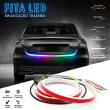 Fita Led Porta Malas Peugeot 208 Ré Seta Sequencial Freio