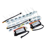 Tiras Luz Led Secuencial Flexible Drl Diurna Universal 12v