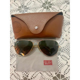 Anteojos Rayban Aviator  5814  Usado Original Imp