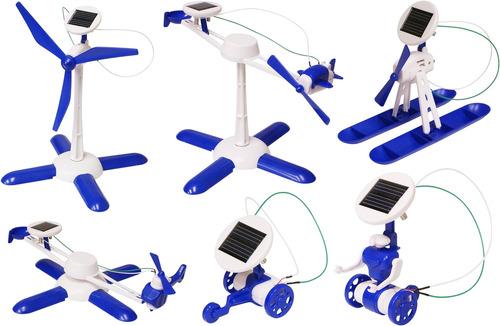 Edu-toys Kit Solar 6 1| Construye 6 Modelos Energía So...