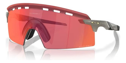 Óculos De Sol - Oakley - Encoder Strikevented - Oo9235 08 39 Cor Da Armação Cinza Cor Da Haste Ônix Fosco Cor Da Lente Trail Torch Desenho Viseira/lente Única