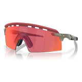 Óculos De Sol - Oakley - Encoder Strikevented - Oo9235 08 39 Cor Da Armação Cinza Cor Da Haste Ônix Fosco Cor Da Lente Trail Torch Desenho Viseira/lente Única