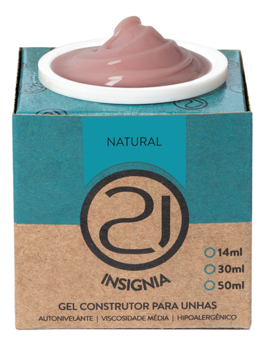 Gel Nails 21 Ecoline Insignia Natural 34 Ml