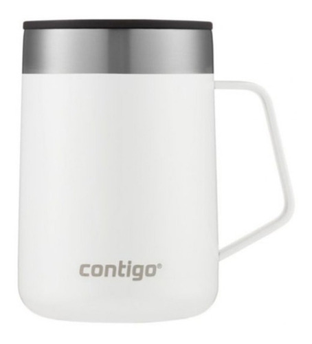 Termo Tapa Deslizable Contigo® Streeterville Acero Inox 14oz Color Salt