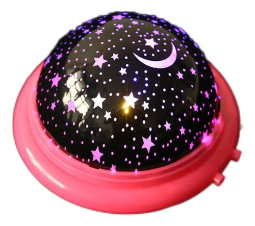 Mini Proyector Lampara Ovni De Estrellas Y Lunas Led Rgb 