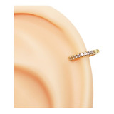 Piercing Orelha Helix Indiano Ouro 18k Brilhante De Zirc