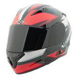 Casco Abatible Joe Rocket Rkt 300 Alter Ego Azul / Rojo