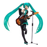 Guitarra Hatsune Miku 2.0 Modelo De Figura Accionable