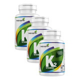 Kit 3 - Vitamina K2 Mk7 Menaquinona Melcoprol - 3x60 Cáps.