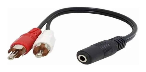 Cable De Audio Plug Jack 3.5mm Hembra A 2x Rca Macho