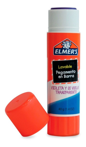 Lápiz Adhesivo Elmers School Glue 40gr Pegamento Púrpura