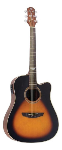 Violão Eletroacústica Strinberg Black Sd200c Para Destros Sunburst Satin Louro Indiano Cremoso