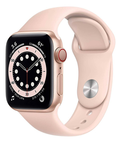 Apple Watch  Series 6 (gps+cellular) - Dourado De 44 Mm