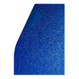 Goma Eva Glitter 6 Unidades 20x30cm Azul