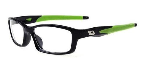 Marco Lentes Ópticos Sport Crosslink Matte Black Green 52mm