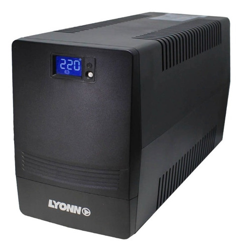 Ups Estabilizador 1500va / 900w Lyonn Display Lcd 4 Salidas