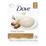 Dove Jabon En Barra Shea Butter 8 Barras 106grs