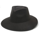 Sombrero Fieltro Paño Liso Pharrel Mujer Hombre Cowboy