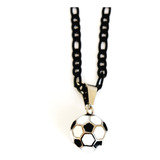 Collar Balón Soccer Oro Lam + Estuche