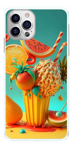 Capinha Milkshake Frutas Melancia Capa De Celular