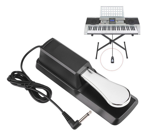 Amortiguador De Piano Digital Con Pedal De Sostén Universal