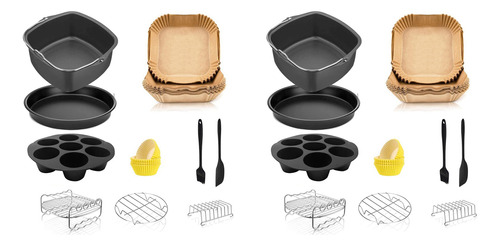 2 Accesorios Para Freidora Square Air Fryer, Para Instant, C