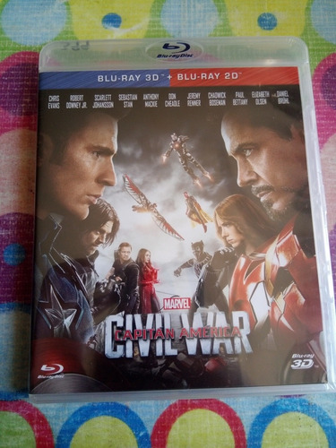 Blu Ray Capitán América Civil War Chris Evans