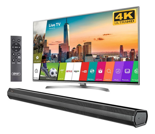 Caixa Som Soundbar Potente Bluetooth Home Teacher Smart Tv