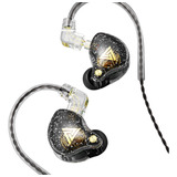 Auriculares Qkz Ak6 Pro In Ears Con Microfono Negro 