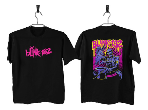 Camiseta Blink 182 Pink Logo Doble Rock