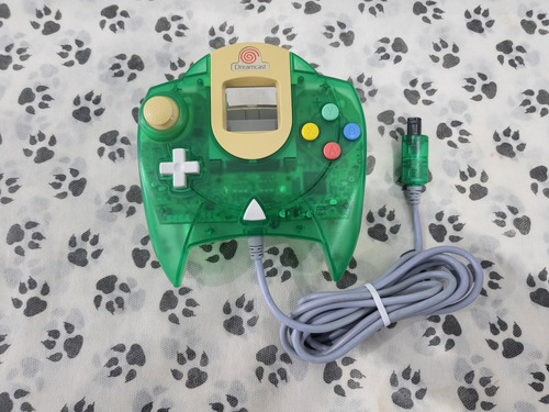 Controle Verde Transparente Original Para Dreamcast