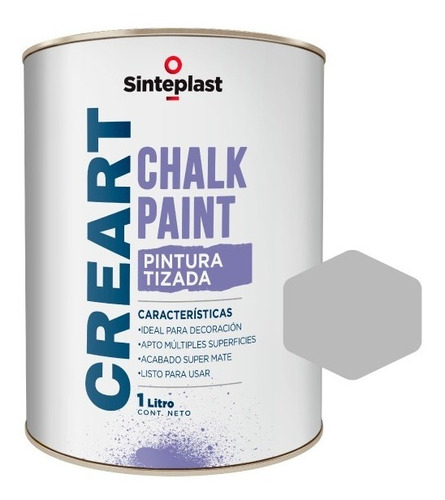 Creart Chalk Paint A La Tiza Sinteplast | +10 Colores | 1lt