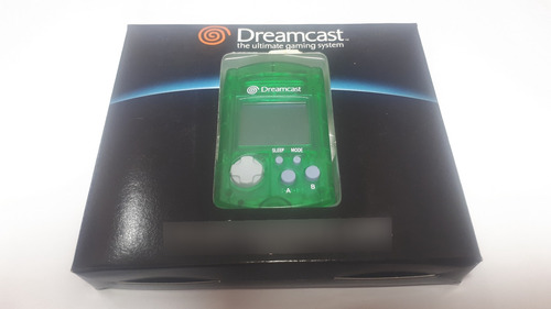 Vmu Box Set - Sega Dreamcast Translúcido Verde Lacrado Raro