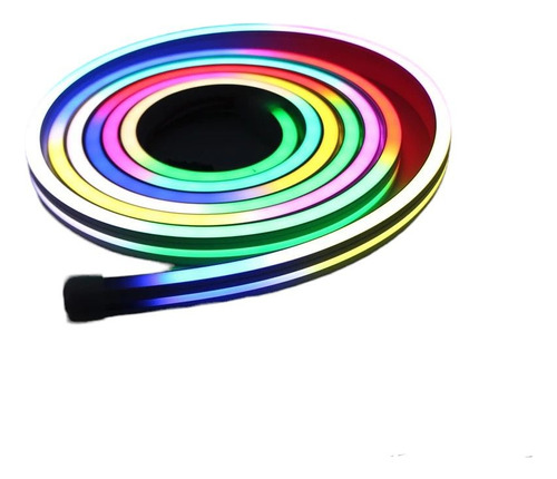 Neon Flex Rgb 5mts Audiritmica Controlador Usb App Bluetooth