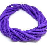 Pack 5 Tiras De 40 Cm Fimo Plano 6mm Purpura Bijouterie