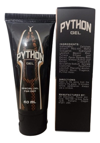 Python Gel Penis X 60ml For Men