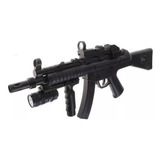 Subfusil Mp5 Airsoft Cyma Black Monotiro 200 Fps Abs 6mm