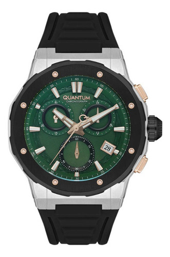 Reloj Quantum Hombre Correa Silicón Hunter 1082