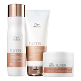 Wella Kit Fusion Tratament Profissional Trio (3 Produtos)