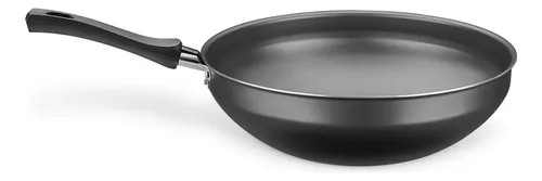 Wok Aluminio Cristal 28 Cm Antiadherente Superflon Mta