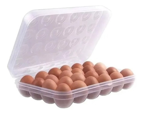 Huevera Organizador Huevos Refrigerador 24 Huevos Tapa